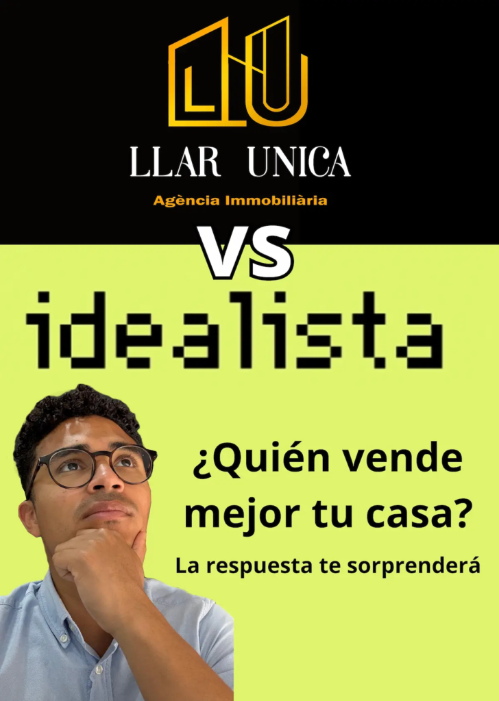 idealista vs agencia inmobiliaria